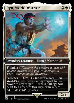 Ryu, World Warrior [Secret Lair Drop Series] Magic MTG - Image 1