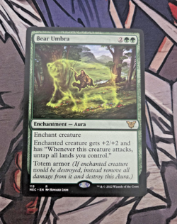 MTG Bear Umbra Commander: Kamigawa: Neon Dynasty - NM Regular - Image 1