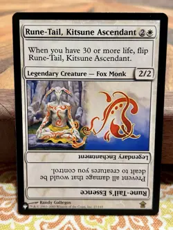 Rune-Tail, Kitsune Ascendant MTG The List LP - Image 1