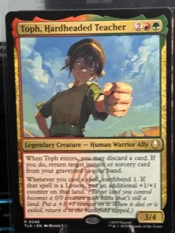 Toph, Hardheaded Teacher MTG TLA R0246 Nonholo NM - Image 1