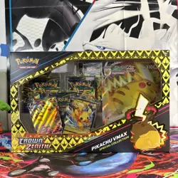 Pokemon Sword & Shield Crown Zenith Pikachu VMAX Special Collection Box Sealed - Image 1