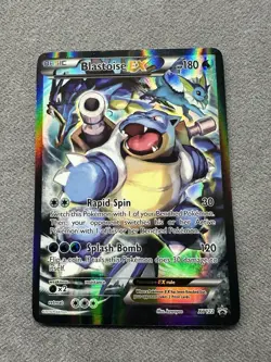 Blastoise Pokemon XY122 Red and Blue Collection Black Star Promo LP - Image 1
