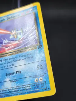 Pokemon Team Rocket Dark Golduck 37/82 Unlimited LP / Crease - Image 3
