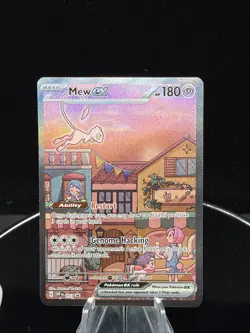 Mew ex SVP 053 Pokemon TCG Scarlet Violet 151 Black Star Promo Full Art | NM - Image 1