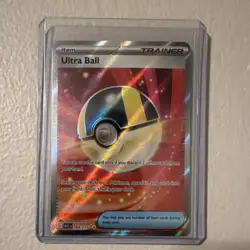 Pokemon Ultra Ball Trainer Item ASCR 264/227 Full Art Holo English - Image 1