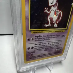 Pokemon TCG Mewtwo Base Set 10/102 Holo Rare PSA 6 1999 - Image 4