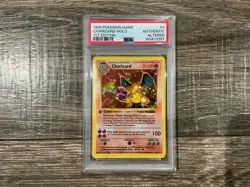1999 POKEMON BASE SET 1ST EDITION #4 CHARIZARD PSA AUTHENTIC ALTERED - Image 1