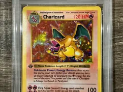 1999 POKEMON BASE SET 1ST EDITION #4 CHARIZARD PSA AUTHENTIC ALTERED - Image 3