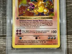 1999 POKEMON BASE SET 1ST EDITION #4 CHARIZARD PSA AUTHENTIC ALTERED - Image 4