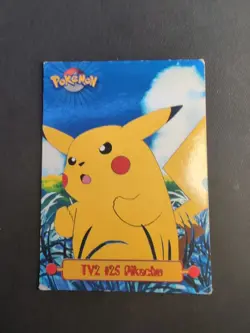 1999 Topps Pokemon TV Animation Edition Series 1 #TV2 #25 Pikachu A13 - Image 1