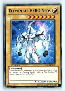 Yu-Gi-Uh Elemental HERO Neos #LCGX-EN008 Legendary Collection 2 tcg LP - Image 1