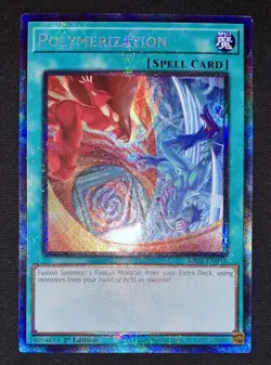 Yugioh Polymerization (Hero Art) RA03-EN051 Prismatic Collectors Rare (PCR) NM - Image 2