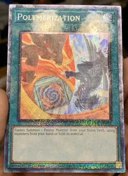 Yugioh Polymerization (Hero Art) RA03-EN051 Prismatic Collectors Rare (PCR) NM - Image 4