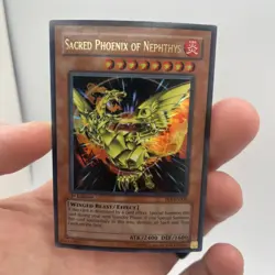 Yugioh! Sacred Phoenix of Nephthys FET-EN005 Ultra Rare 1st Edition - Image 1