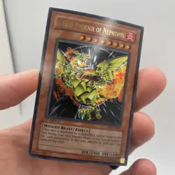 Yugioh! Sacred Phoenix of Nephthys FET-EN005 Ultra Rare 1st Edition - Image 2