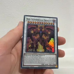 Red Supernova Dragon 1st Super Rare SDCK-EN044 Yu-Gi-Oh! Near Mint - Image 1