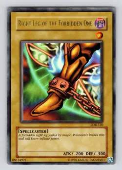 MP Right Leg of the Forbidden One LOB-120 Ultra Rare Unlimited Yugioh - Image 1