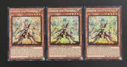 2024 YUGIOH MP24 SECRET RARE CENTUR ION PRIMERA X3 NM SET - Image 1