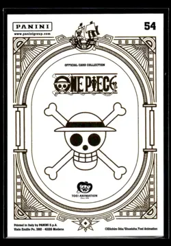 Panini One Piece Treasure Box Usopp Wanted #54 Near Mint or Better - Image 2