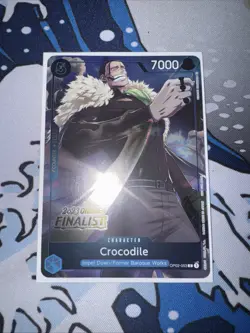 Crocodile (Online Regional 2023) [FINALIST] OP02-053 One Piece Promo Cards Foil - Image 1