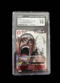 2022 ONE PIECE CCG JAPANESE USOPP MANGA ALT ART ST01-002 CGC 10 - Image 1