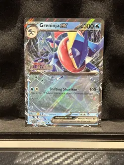 Pokemon - Greninja ex 041/142 STAMPED Stellar Crown Double Rare NM - Image 1