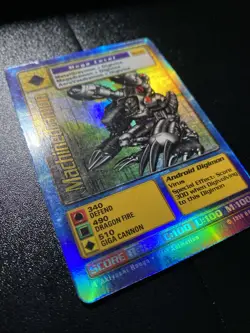Machinedramon - Digimon Digi-Battle TCG - Card BO-55 Foil -1999 Bandai MP - Image 3
