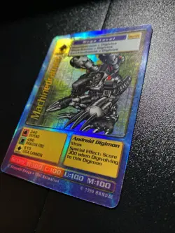 Machinedramon - Digimon Digi-Battle TCG - Card BO-55 Foil -1999 Bandai MP - Image 4