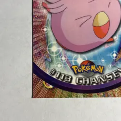 Pokemon Topps Card Chansey #113 TV Animation Edition 2000 Holo - Image 2