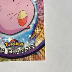 Pokemon Topps Card Chansey #113 TV Animation Edition 2000 Holo - Image 3