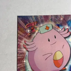 Pokemon Topps Card Chansey #113 TV Animation Edition 2000 Holo - Image 5