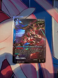 Unicorn Gundam (Destroy Mode) (LR+) GD01-002 - Newtype Rising - Gundam Card Game - Image 1