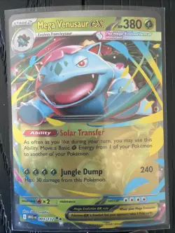 Pokemon TCG Mega Venusaur EX Holo Double Rare Card 003/132 Mint/Nm Condition - Image 1