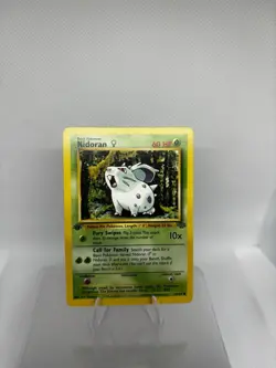 Pokemon TCG Nidoran Jungle Card 57/64 Unlimited Common 1st Edition - Image 1