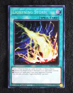 Lightning Storm (Secret Rare, RA01-EN061) [Mint] Yugioh Card - Image 1