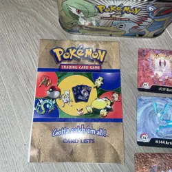 Pokemon TCG EX Ruby & Sapphire Collector's Tin 2003 Nintendo over 200 cards - Image 3