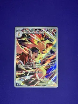 Pokemon TCG Ethan's Typhlosion Destined Rivals Illustration Rare Card 190/182 - Image 1