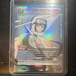 Union Arena Rukia Kuchiki SR Foil 4000BP Bleach EX01BT Character Card 084 - Image 1
