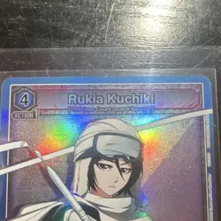 Union Arena Rukia Kuchiki SR Foil 4000BP Bleach EX01BT Character Card 084 - Image 2