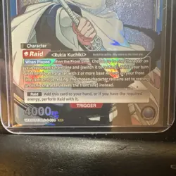 Union Arena Rukia Kuchiki SR Foil 4000BP Bleach EX01BT Character Card 084 - Image 3