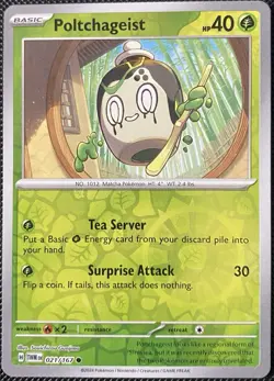 Poltchageist 021/167 Sv06: Twilight Masquerade Reverse Holo - Pokemon Card - Image 1