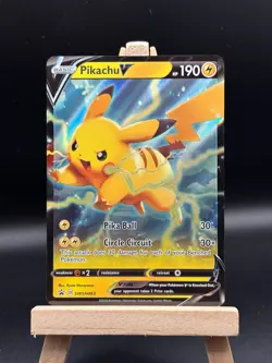 Pikachu V SWSH063 NM Black Star Promo Holo Foil Pokemon TCG Card SWSH63 - Image 1