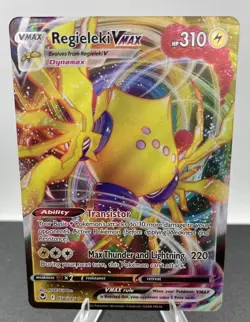 Pokemon TCG Regieleki VMAX Silver Tempest Ultra Rare Card 058/195 NM Condition - Image 2