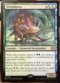 MAGIC LORWYN ECLIPSED MTG WISTFULNESS!!! REGULAR!! NEW!! PACK TO SLEEVE!!! - Image 1