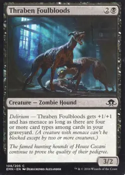 4X THRABEN FOULBLOODS 108/205 ELDRITCH MOON MTG MAGIC LP X4 - Image 1