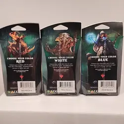 Magic The Gathering 2019 War Of The Spark Theme Decks Factory Sealed NIB NOS RWB - Image 2