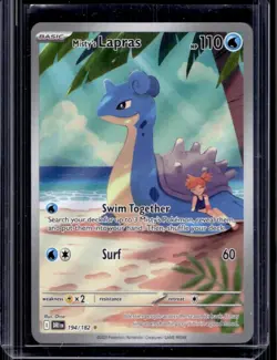 2025 Pokemon Destined Rivals Misty's Lapras #194/182 - Image 1