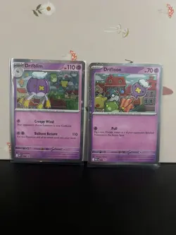 Pokemon Mega Evolutions Black Star Promo Drifloon MEP 005 Drifblim 006 PIKACHU - Image 1