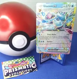 Glaceon ex 026/131 Holo Double Rare Prismatic Evolutions 2025 Pokemon NM/M - Image 1
