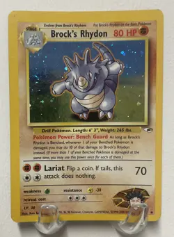 Brock's Rhydon 002/132 - Gym Heroes Holo - Pokemon TCG - Image 1